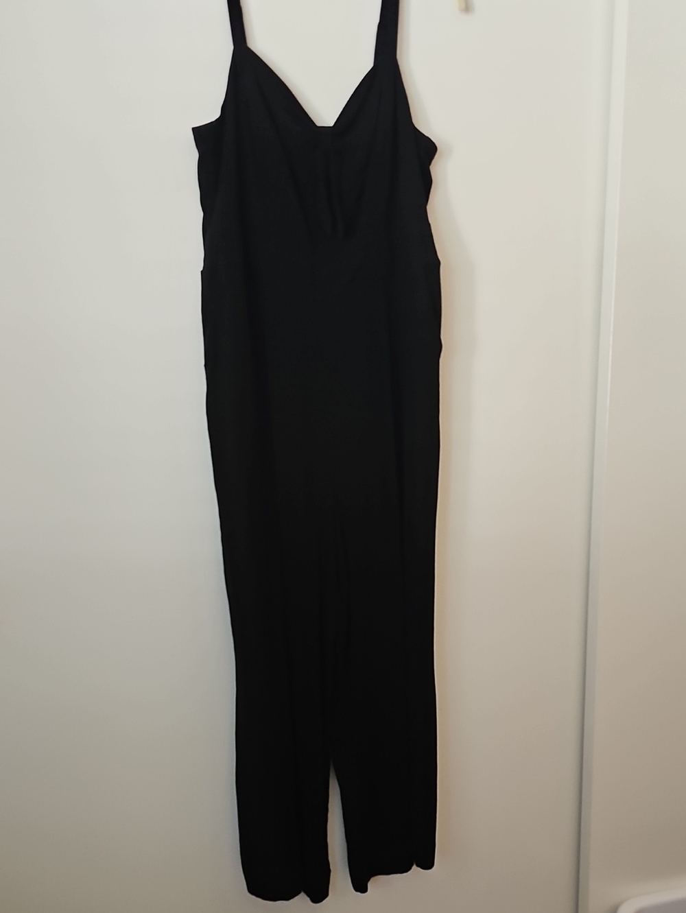 Torrid Black Sleeveless V-Neck Jumpsuit